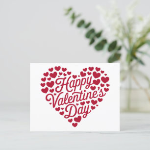 Carte Postale Joyeuse Saint-Valentin Saint-Valentin Amour Cœur