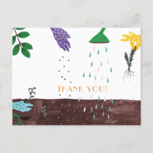 Carte Postale Joyeuse Saison de Jardinage   Merci Jardinier