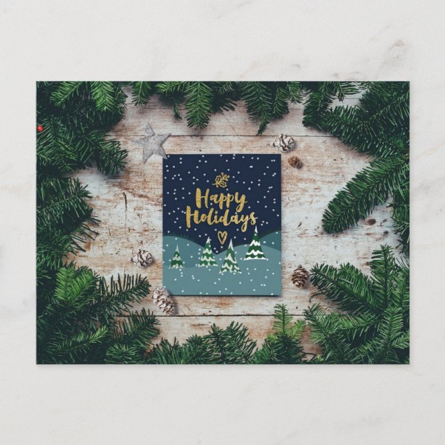 Carte Postale Joyeuses fêtes (Devant)