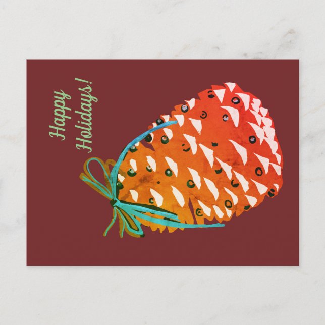 Carte Postale Joyeuses fêtes (Devant)