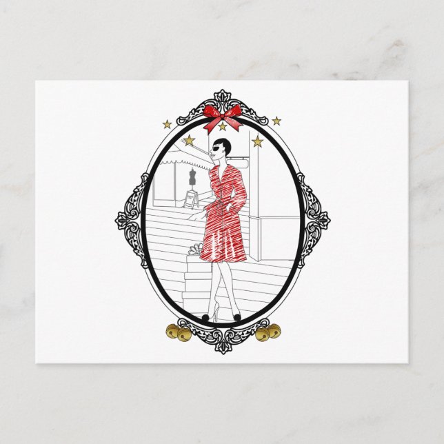 Carte Postale Joyeuses Fêtes (Devant)