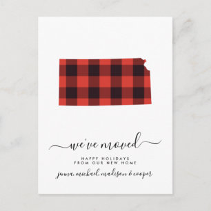 Carte Postale Joyeuses fêtes   Nous avons bougé   Kansas