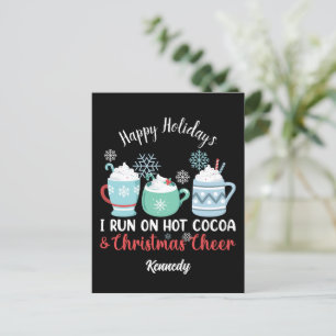 Carte Postale Joyeuses vacances - Cosy Cocoa & Christmas Cheer