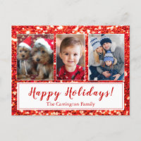 Joyeuses vacances Script photo Noël Post