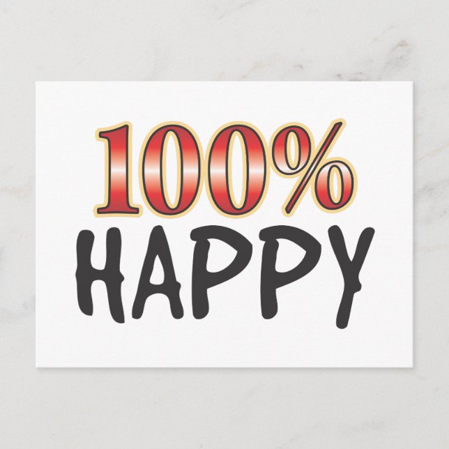 Carte Postale Joyeux 100% (Devant)