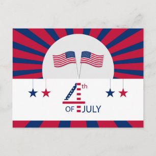 Carte Postale Joyeux 4 juillet