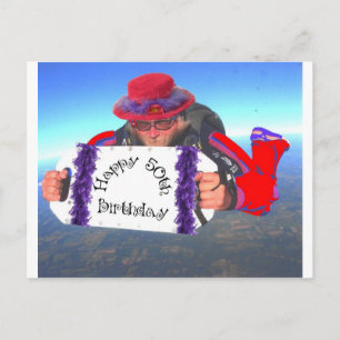 Carte Postale Joyeux 50e anniversaire