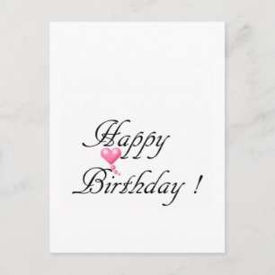 Carte Postale Joyeux Amour d'anniversaire