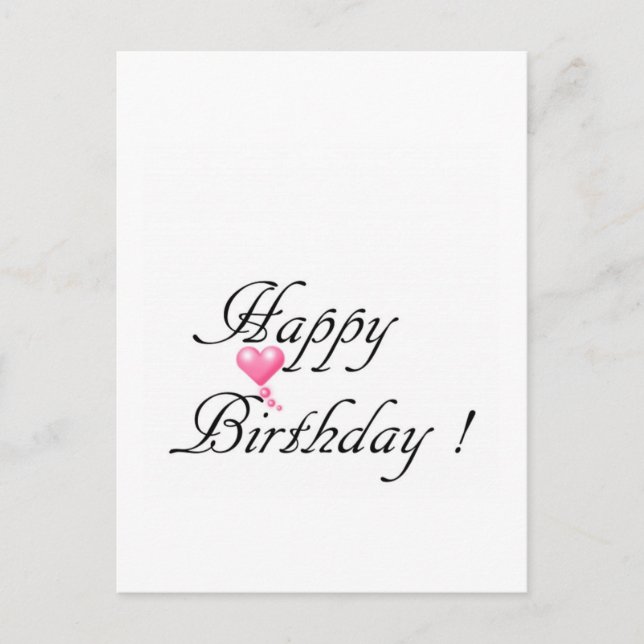 Carte Postale Joyeux Amour d'anniversaire (Devant)