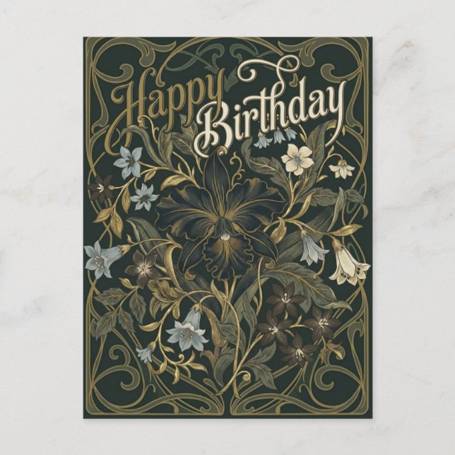 Carte postale Joyeux Anniversaire (Devant)