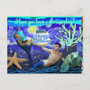 Carte postale joyeux anniversaire