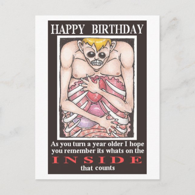 Carte Postale joyeux anniversaire (Devant)