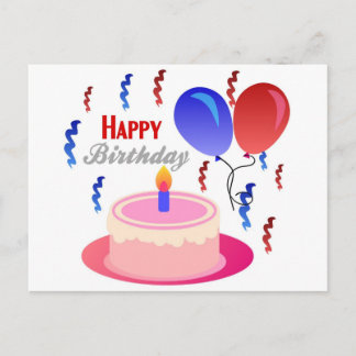 Carte Postale Joyeux anniversaire