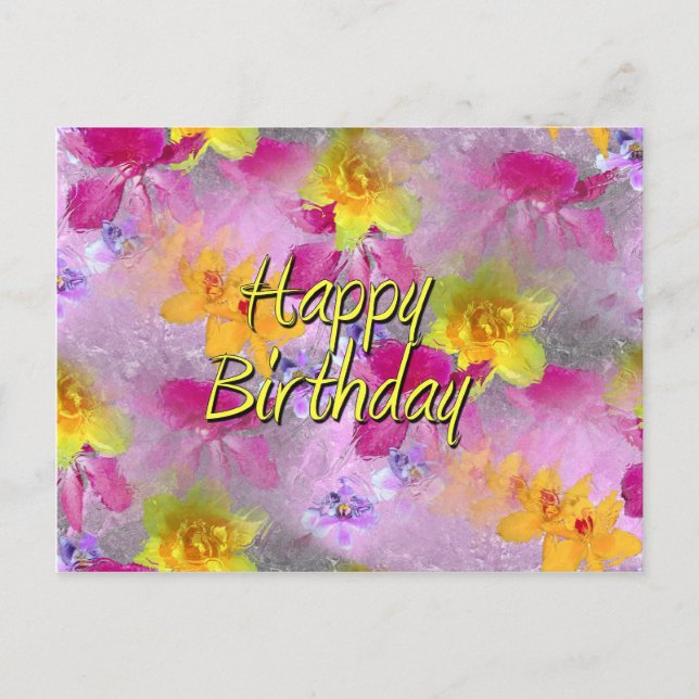 Carte Postale Joyeux anniversaire (Devant)