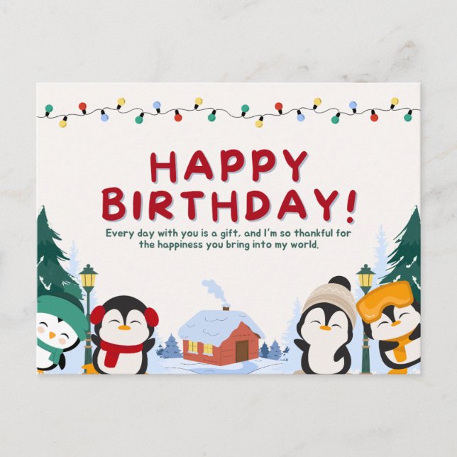 Carte Postale Joyeux anniversaire  (Devant)