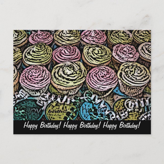 Carte Postale Joyeux anniversaire ! (Devant)