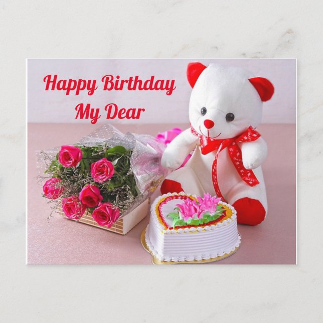 Carte postale Joyeux anniversaire (Devant)