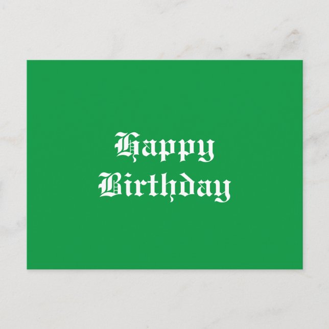 Carte Postale Joyeux anniversaire (Devant)