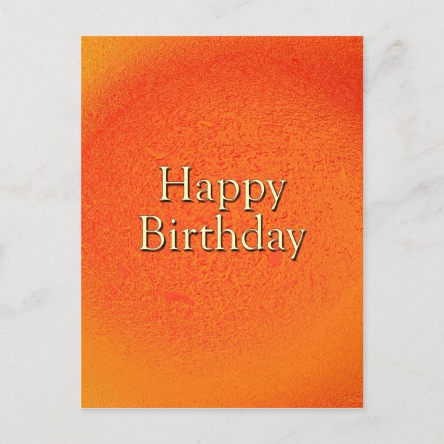 Carte Postale Joyeux anniversaire (Devant)