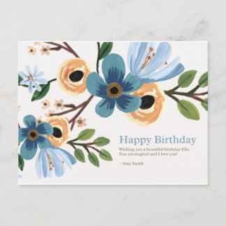 Carte Postale Joyeux anniversaire