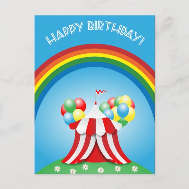 Carte Postale Joyeux anniversaire (Devant)