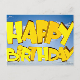 Carte Postale Joyeux anniversaire