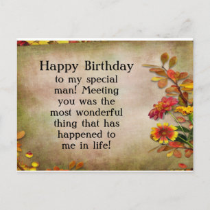 Carte postale Joyeux anniversaire