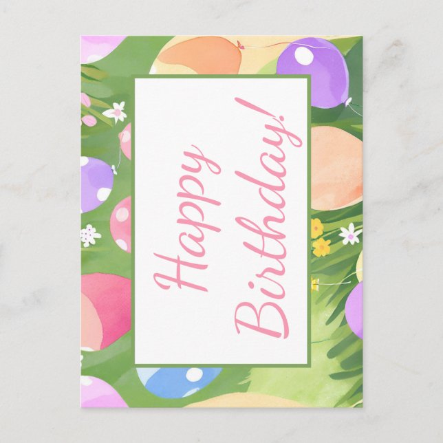 Carte Postale Joyeux Anniversaire ! (Devant)
