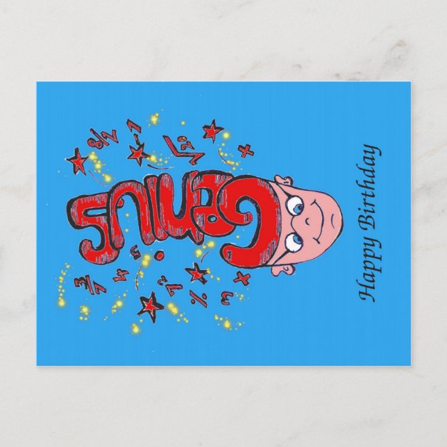 Carte Postale Joyeux anniversaire (Devant)