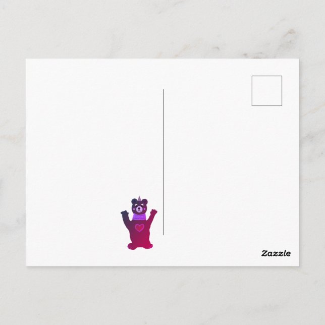 Carte postale Joyeux anniversaire (Dos)