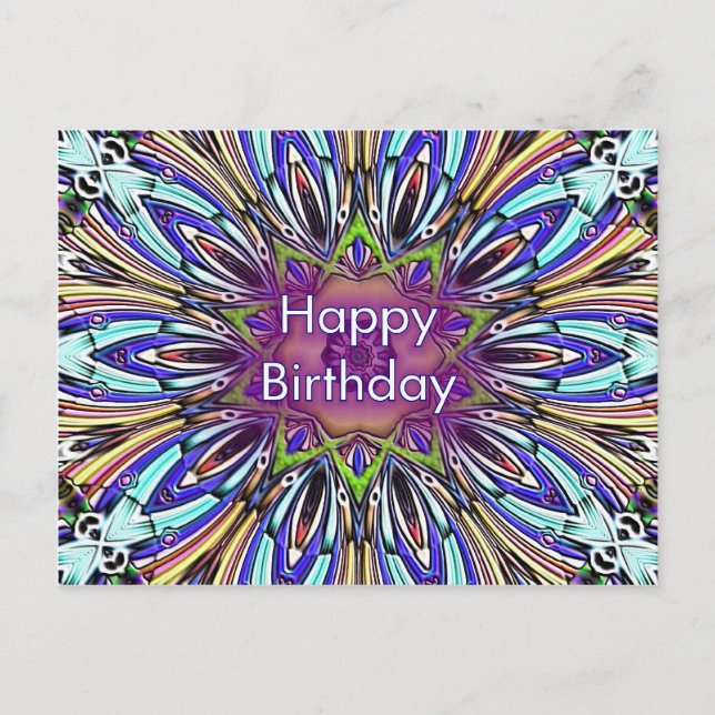 Carte Postale Joyeux anniversaire (Devant)