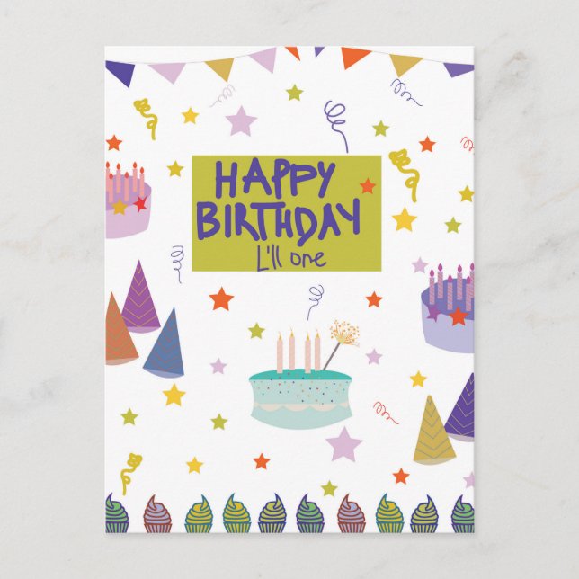 Carte Postale Joyeux anniversaire (Devant)