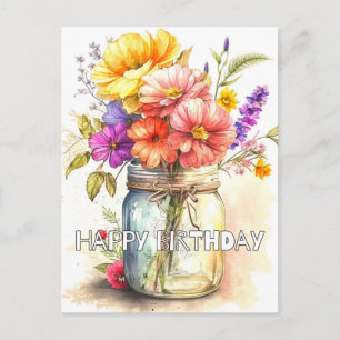 Carte Postale Joyeux Anniversaire