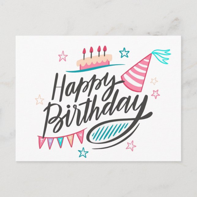 Carte Postale Joyeux anniversaire