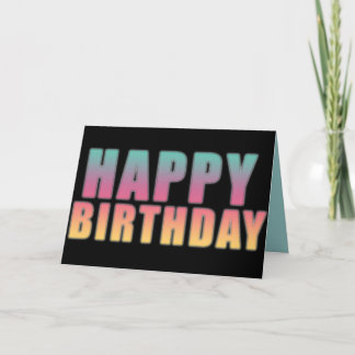 Carte postale Joyeux anniversaire