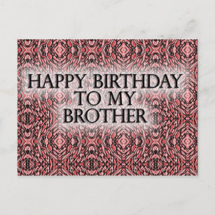 Cartes Postales Frere Joyeux Anniversaire Originales Zazzle Fr