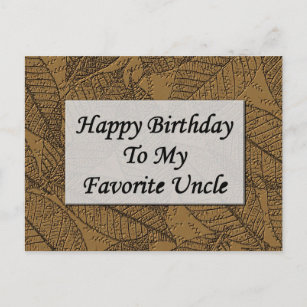 Cartes Postales Oncle Joyeux Anniversaire Originales Zazzle Fr
