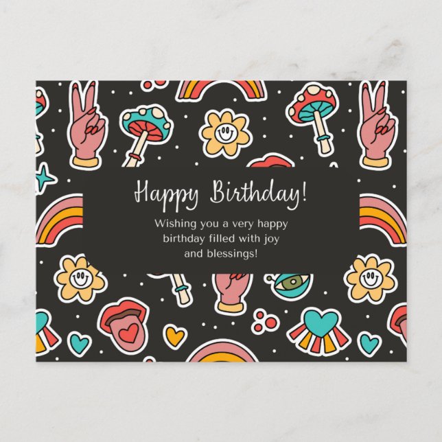 Carte Postale Joyeux Anniversaire à quelqu'un d'Incroyable (Devant)