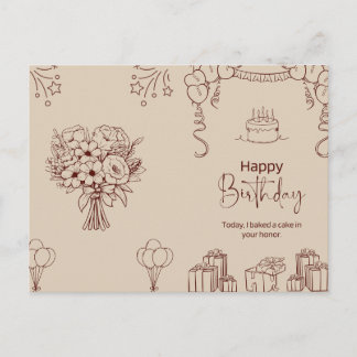 Carte Postale Joyeux Anniversaire à quelqu'un d'Incroyable