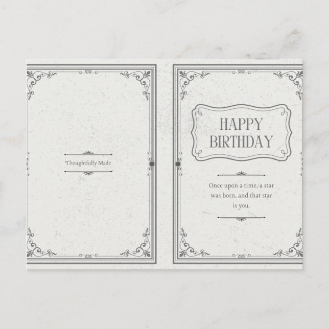 Carte Postale Joyeux Anniversaire à quelqu'un d'incroyable (Devant)