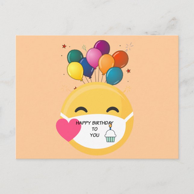 Carte Postale Joyeux Anniversaire à Toi (Devant)