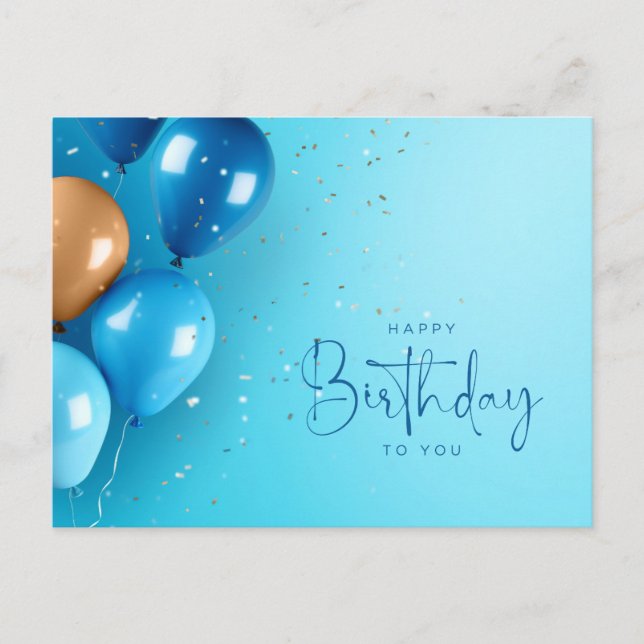 Carte Postale Joyeux anniversaire à vous  (Devant)