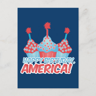 Carte Postale Joyeux anniversaire, Amérique