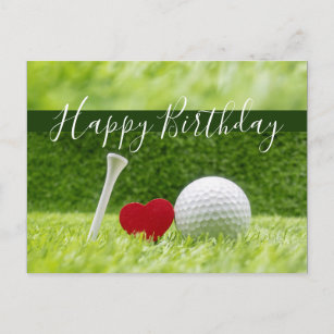 Cartes Postales Anniversaire Golfeurs Originales Zazzle Fr