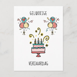 Carte Postale Joyeux Anniversaire   Bon Anniversaire
