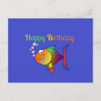 Joyeux anniversaire, Bubbles le modèle de poisson