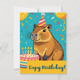 Carte Postale Joyeux Anniversaire Capy