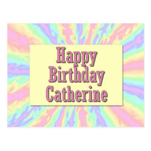 Cartes Postales Anniversaire Catherine Originales Zazzle Fr