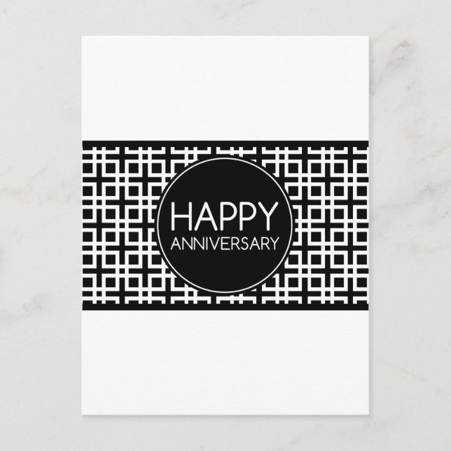 Carte Postale Joyeux anniversaire (cinderStripe) (Devant)