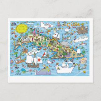 Carte Postale Joyeux anniversaire cubain